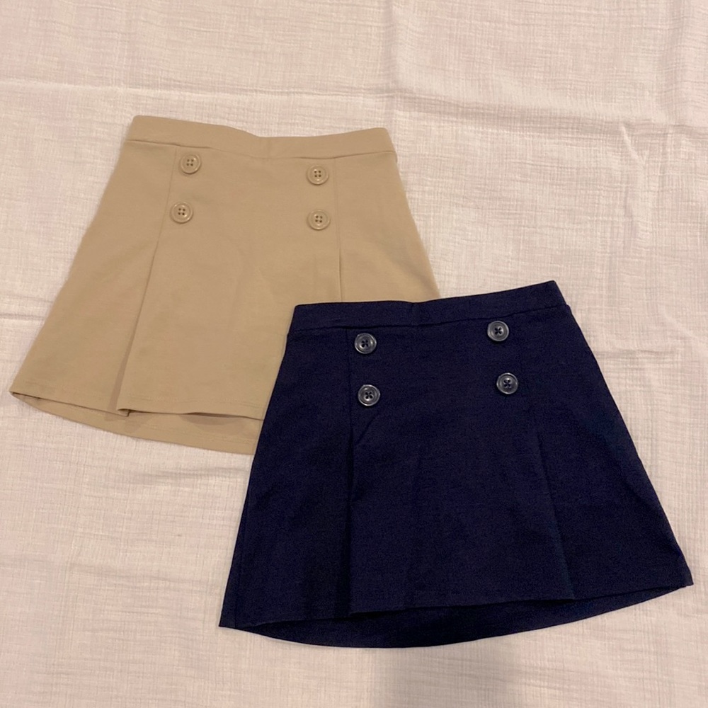 Set of 2 Girls Uniform Skorts